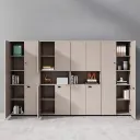 Wooden Lockable Office Storage Cabinet thumbnail 2