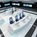 Modern Command Center Conference Table - Maoters thumbnail 3