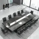 Modern Executive Boardroom Conference Table - Maoters thumbnail 3