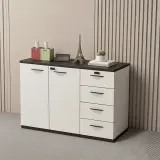 Lockable Wooden Filing Cabinet for Workspace thumbnail 2