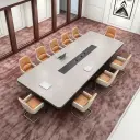 Modern Executive Boardroom Conference Table - Maoters thumbnail 3