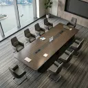 Executive Boardroom Wood Conference Table - Maoters thumbnail 4