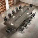 Sleek Minimalist Office Conference Table – Ideal for Modern Workspaces thumbnail 3