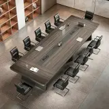 Sleek Minimalist Office Conference Table – Ideal for Modern Workspaces thumbnail 3