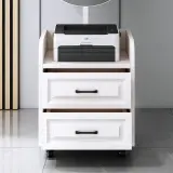 Mobile Filing Cabinet with Printer Shelf thumbnail 2