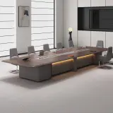 Executive Rectangular Wood Conference Table - Maoters thumbnail 3