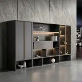 Modern Wooden Office Storage and Display Cabinet thumbnail 3