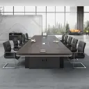 Modern Minimalist Office Desk with Multifunctional Design thumbnail 3