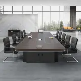 Modern Minimalist Office Desk with Multifunctional Design thumbnail 3