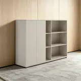 Minimalist Office Tea & File Storage Cabinet thumbnail 3