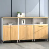 Wooden File Cabinet With Drawers thumbnail 3