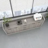 Lockable Low Office Partition Cabinet thumbnail 3