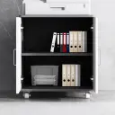 Mobile Filing Cabinet with Rounded Corners thumbnail 3