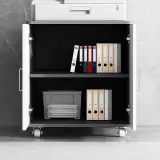 Mobile Filing Cabinet with Rounded Corners thumbnail 3
