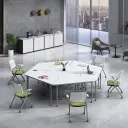 Office Modular Rolling Conference Table - Maoters thumbnail 4