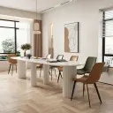 Modern Oval Pedestal Conference Table - Maoters thumbnail 4