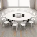 Collaborative Training Room Round Conference Table - Maoters thumbnail 3