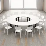 Collaborative Training Room Round Conference Table - Maoters thumbnail 3