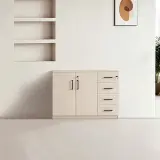 Low Office Filing Cabinet with Lockable Drawers thumbnail 2