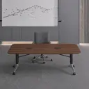 Training Room Dark Wood Conference Table - Maoters thumbnail 4