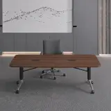 Training Room Dark Wood Conference Table - Maoters thumbnail 4
