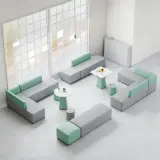 Modern Minimalist Sofa Lounge Creative Relaxation Area thumbnail 4
