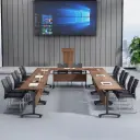 Modular Movable Folding Conference Table - Maoters thumbnail 3