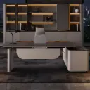 Modern Electric Adjustable Executive Desk thumbnail 3