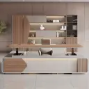 Office Premium Wood Executive Desk - Maoters thumbnail 3