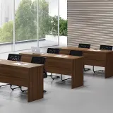 Modern Wood Training Room Desk - Maoters thumbnail 3