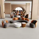 Stylish Arc Sofa for Hotels and Reception Spaces thumbnail 3
