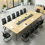 Minimalist Long Rectangular Conference Table - Maoters thumbnail 3