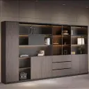 Modern Classic Wood Office Cabinet – Floor Standing thumbnail 3