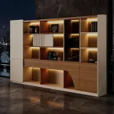 Luxury Wood Grain Filing Cabinet With Lights thumbnail 3