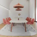 Modern Office Rounded Conference Table - Maoters thumbnail 2