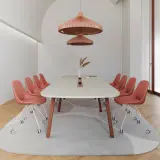 Modern Office Rounded Conference Table - Maoters thumbnail 2