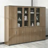 Modern Minimalist Wooden Office Filing Cabinet thumbnail 3