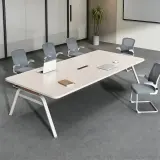 Modern Rectangular Office Conference Table - Maoters thumbnail 4