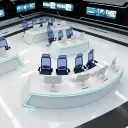 Modern Command Center Conference Table - Maoters thumbnail 4