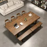 Modern Minimalist Wood Conference Table - Maoters thumbnail 4