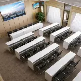 Office Training Table with Open Storage - Maoters thumbnail 4
