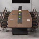 Modern Large Long Rectangular Meeting Table - Maoters thumbnail 4