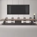 Modern Luxury Wood Conference Table with Cable Management - Maoters thumbnail 4