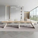 Minimal Rounded Edge Executive Meeting Table - Maoters thumbnail 4