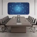 Luxury Piano Gloss Finish Conference Table – Large Modern Rectangle Boardroom Table thumbnail 4
