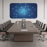 Luxury Piano Gloss Finish Conference Table – Large Modern Rectangle Boardroom Table thumbnail 4
