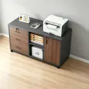 Mobile Under-Desk Storage Cabinet With Locking Drawer thumbnail 4