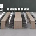 Corporate Classroom Wood Conference Desk - Maoters thumbnail 4