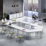 Office Modular Rolling Conference Table - Maoters thumbnail 2