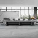 Modern Minimalist Office Desk with Multifunctional Design thumbnail 4
